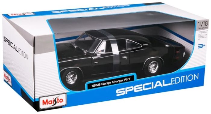 Легендарний американський масл-кар 1969 Dodge Charger R/T від всесвітньо відомого бренду Maisto Special Edition у масштабі 1:18