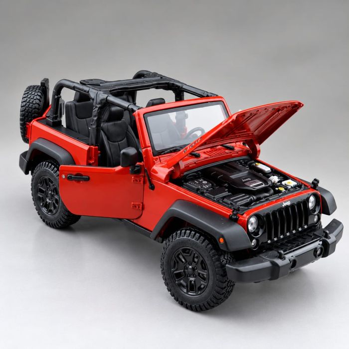 Коллекційна модель 2014 Jeep Wrangler Willys (Масштаб 1:18) від Maisto