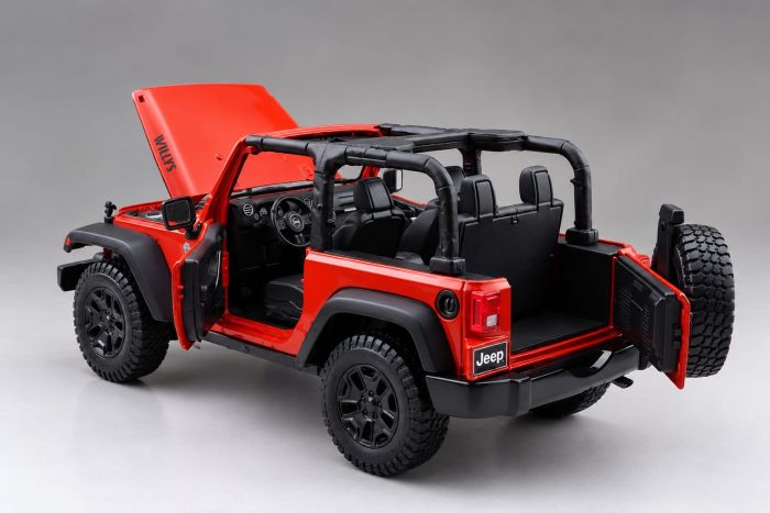 Коллекційна модель 2014 Jeep Wrangler Willys (Масштаб 1:18) від Maisto