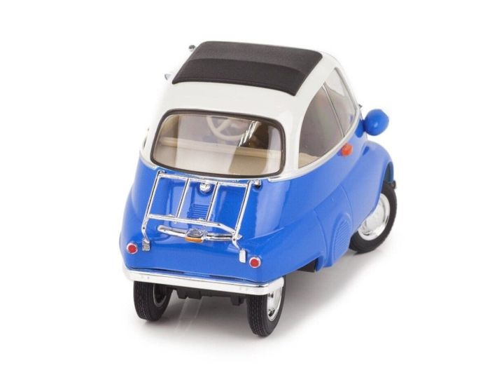 Колекційна модель BMW Isetta Welly 1:18 (синьо-біла) — Легендарний «Bubble Car» 1950-х років у вашій колекції
