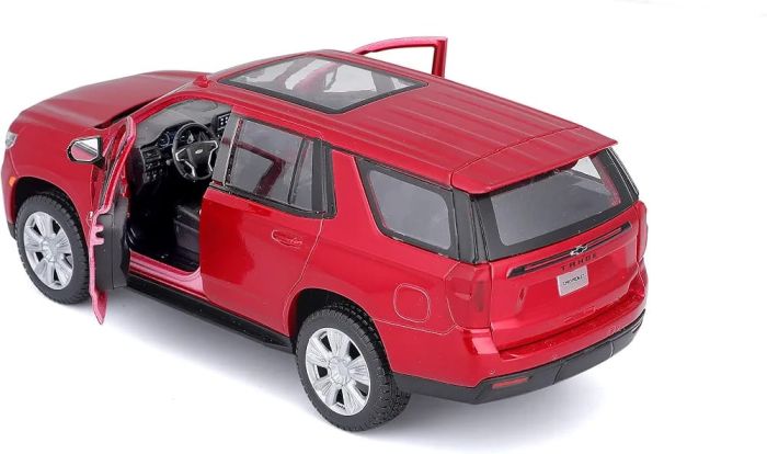 Колекційна автомодель 2021 Chevrolet Tahoe RST (Maisto, масштаб 1:26) — червоний металік