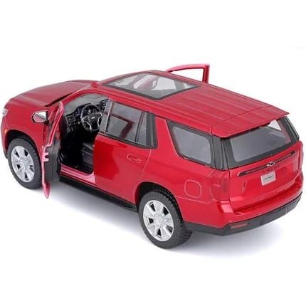Колекційна автомодель 2021 Chevrolet Tahoe RST (Maisto, масштаб 1:26) — червоний металік