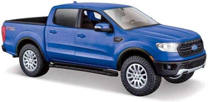 Колекційна модель авто 2019 Ford Ranger  від Maisto ,масш.1:27 (синій металік)