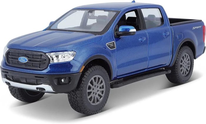 Колекційна модель авто 2019 Ford Ranger  від Maisto ,масш.1:27 (синій металік)