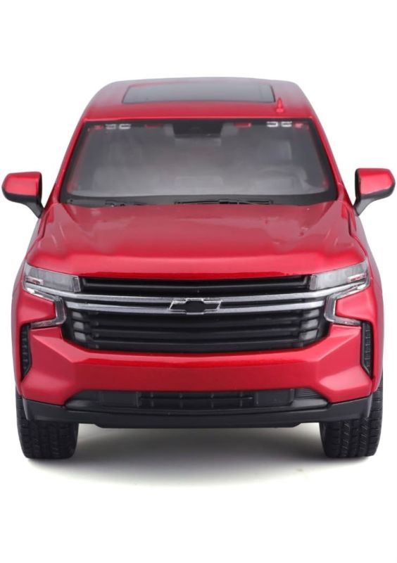 Колекційна автомодель 2021 Chevrolet Tahoe RST (Maisto, масштаб 1:26) — червоний металік