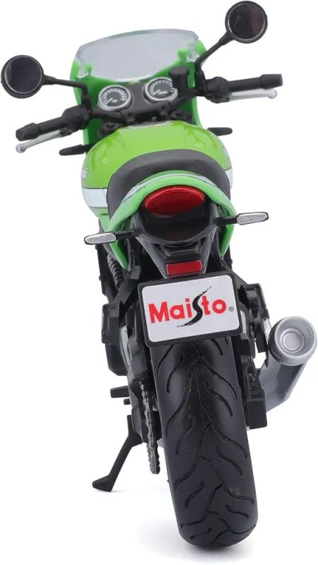 Модель мотоцикла Kawasaki Z900RS Cafe (масштаб 1:12) від Maisto (Зелений із чорним та сріблястими елементами)