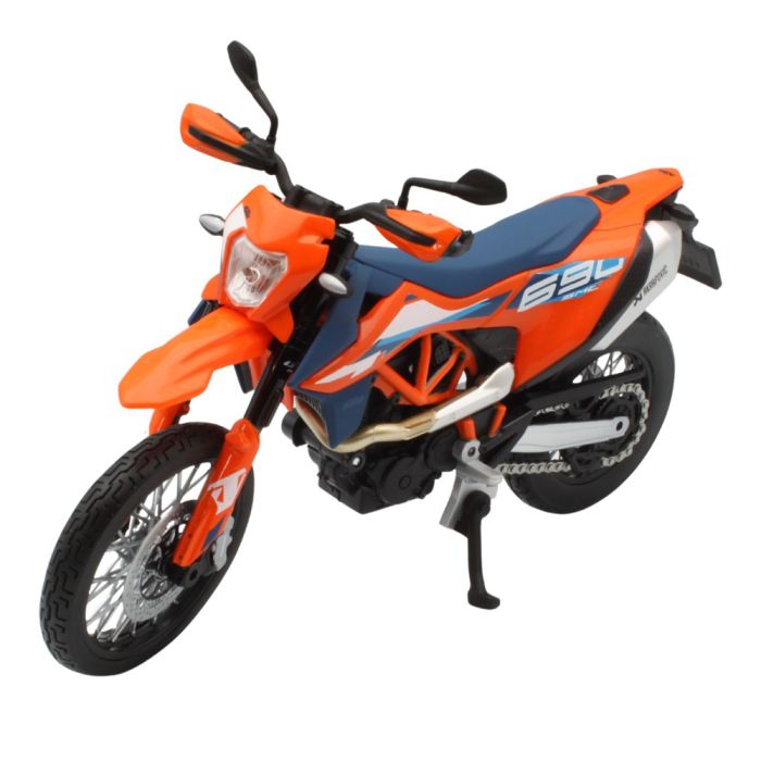 Колекційна модель мотоцикла 2023 KTM 690 SMC R (Масштаб 1:12, Maisto)