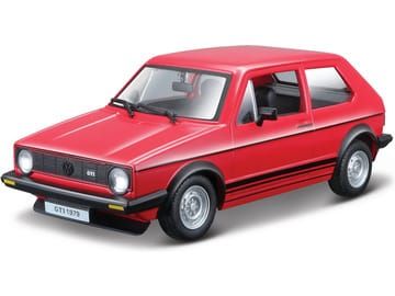 Колекційна модель автомобіля Volkswagen Golf Mk1 GTI (1979) — Масштаб 1:27 (Bburago)