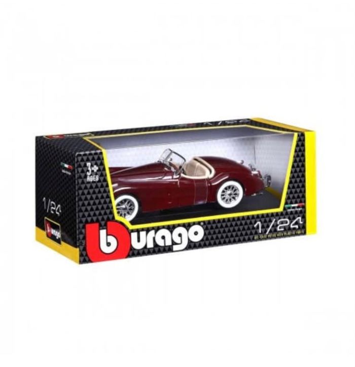 Масштабна модель автомобіля Jaguar XK 120 Roadster (1951) у масштабі 1:24 від Bburago
