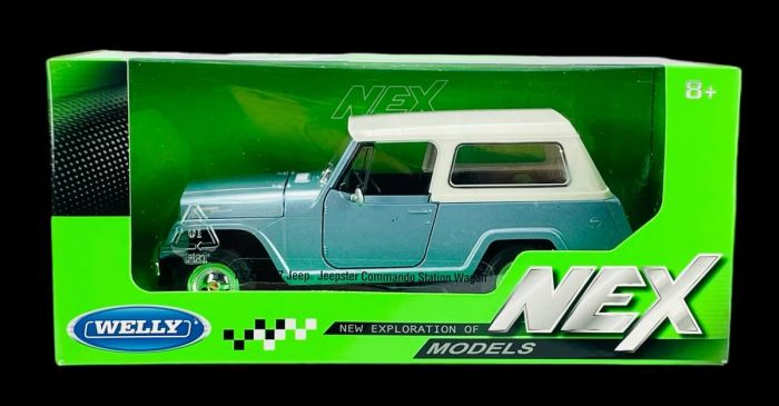 Масштабна автомодель 1967 Jeep Jeepster Commando Station Wagon (1:24) від Welly NEX