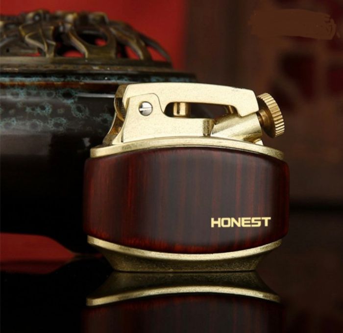Бензинова Запальничка HONEST Темне Дерево