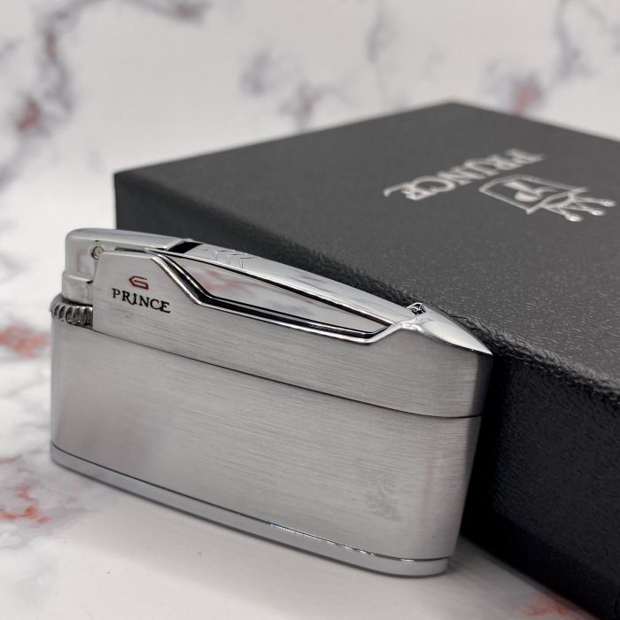 Газова запальничка Prince Brushed Silver (Принц Матовий Срібний)