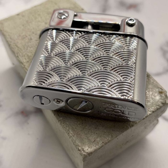 Бензинова запальничка Prince Хромовий Приплив