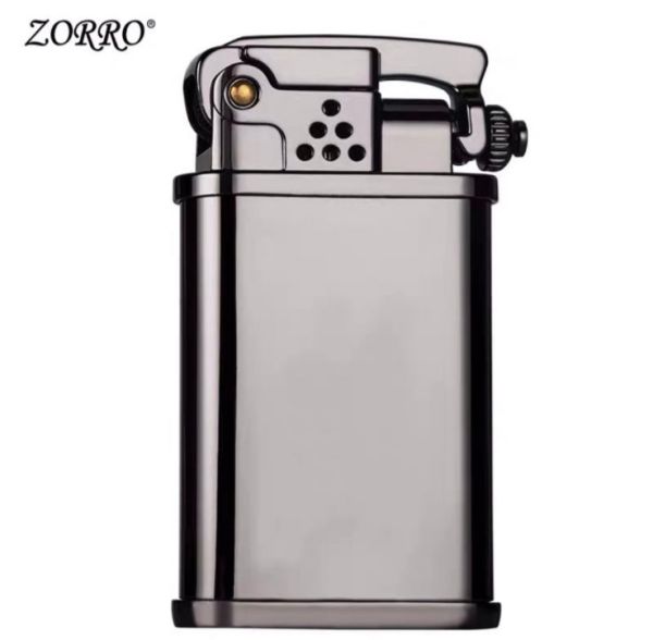 Бензинова запальничка ZORRO Чорний Метеор
