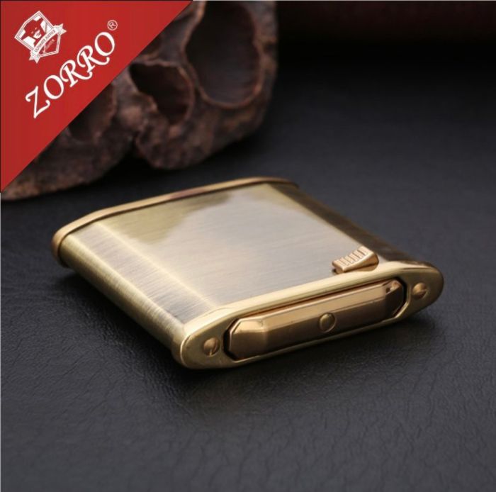 Бензиновая Зажигалка ZORRO латунь