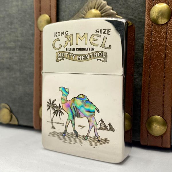 Бензинова запальничка Zorro "Camel Перламутр"