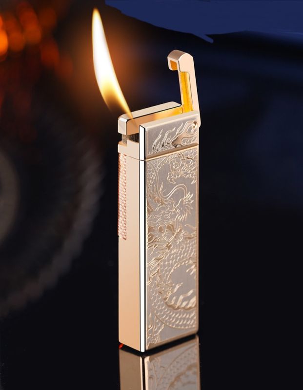 Елегантна Газова Запальничка  Золотий Дракон