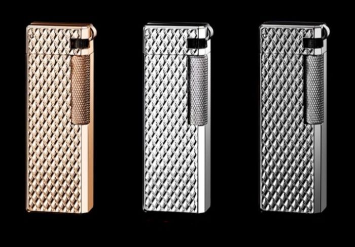 Елегантна Газова Кремнієва Запальничка  Чорний Ромб