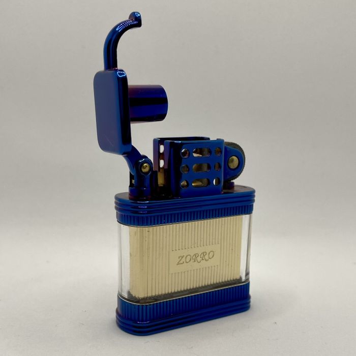 Бензинова запальничка Zorro "Transparent Blue Gold"