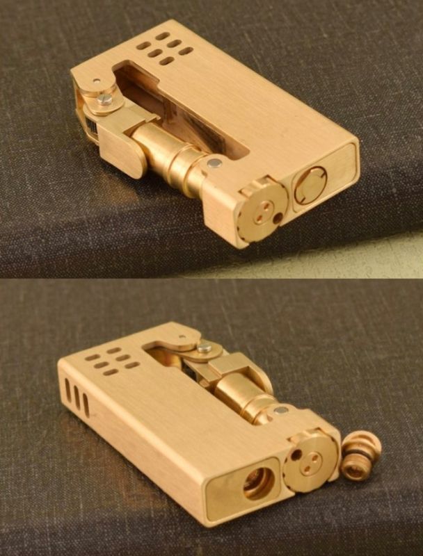 Ексклюзивна бензинова  запальничка з латуні