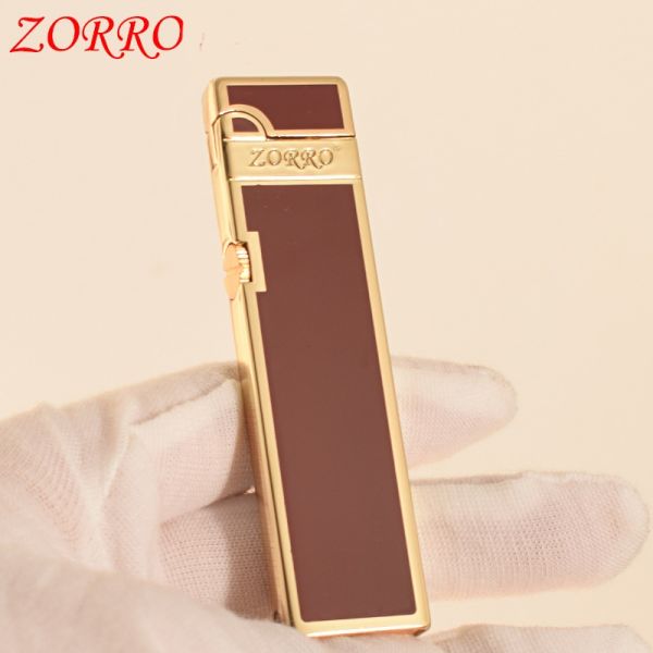 Бензинова Запальничка ZORRO Slim (Тонка) у червоному кольорі