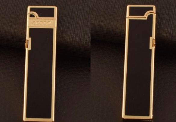 Бензинова Запальничка ZORRO Slim (Тонка)  чорна