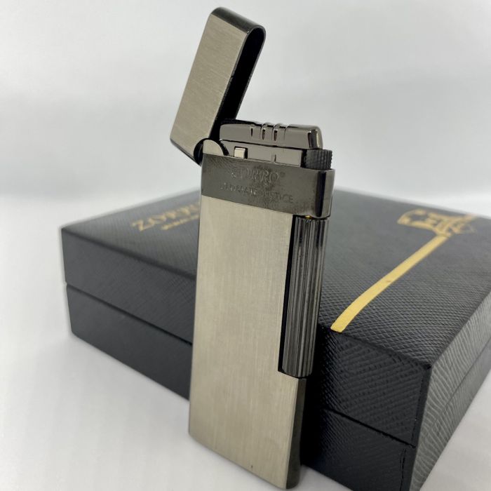 Елегантна Газова Запальничка ZORRO "ULTIMATE JUSTICE" (Металік/Чорний)