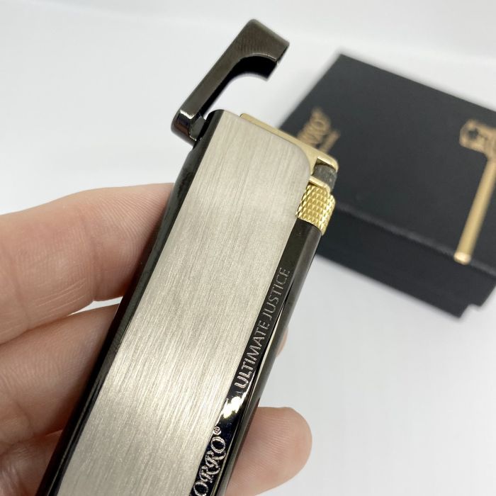 Газова Запальничка ZORRO "ULTIMATE JUSTICE"-Металік/Чорний