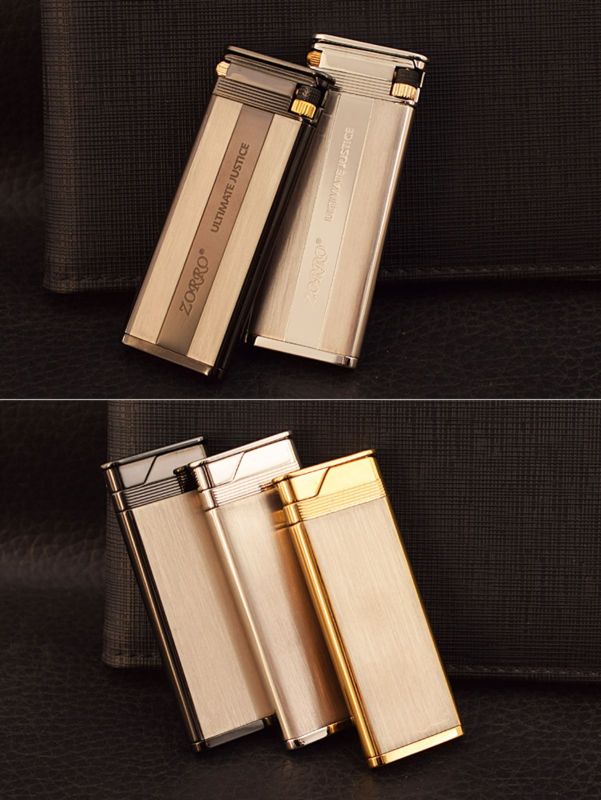 Газова Запальничка ZORRO "Ultimate Justice"( Вища справедливість) серебриста