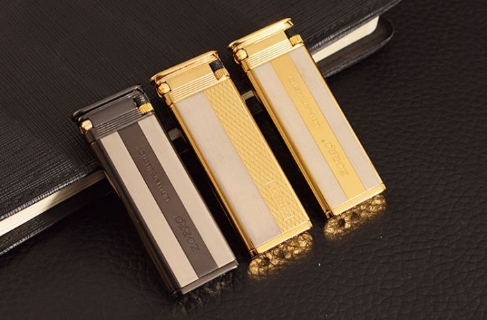 Елегантна Газова Запальничка ZORRO золотиста