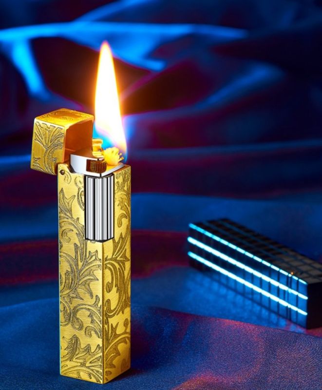 Бензинова Запальничка Derui Модель з Гравіюванням