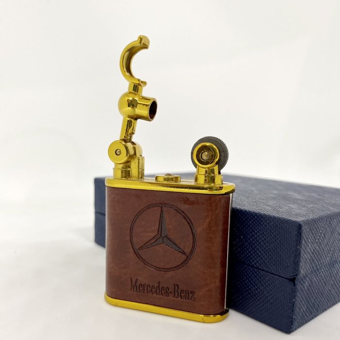 Елегантна Газова Запальничка Mercedes-Benz у Шкіряному Корпусі