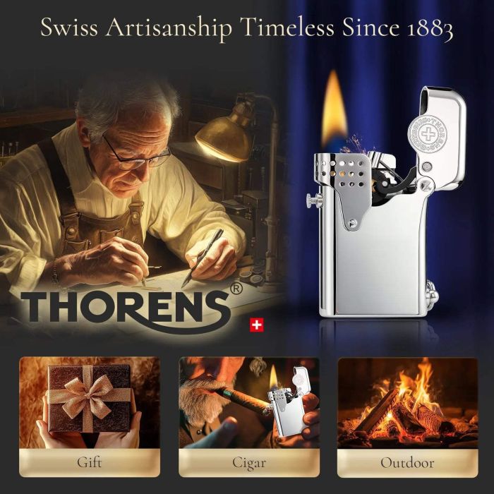 Вишукана бензинова запальничка Thorens Преміум класу