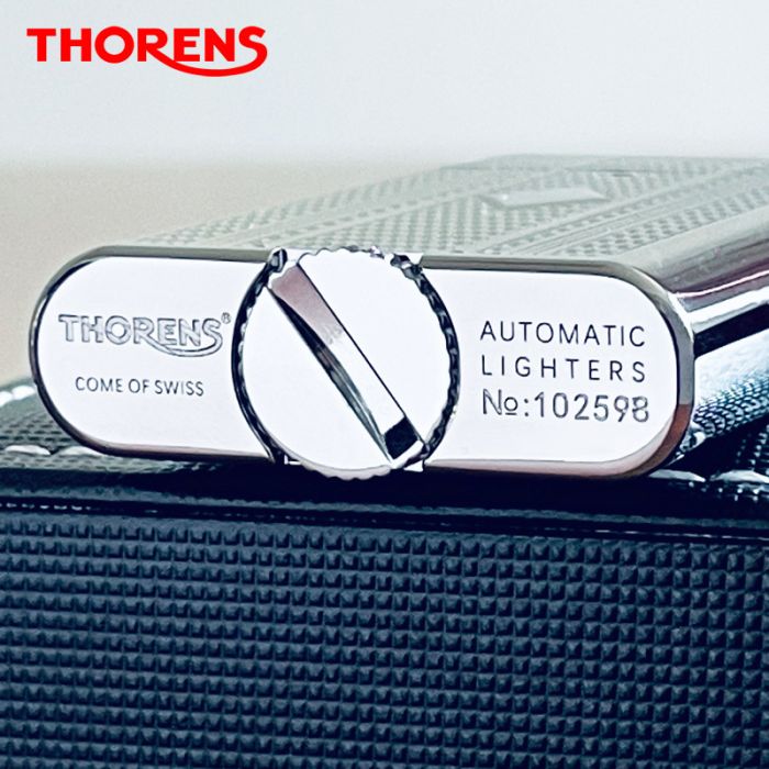 Елегантна бензинова запальничка Thorens зі сталі