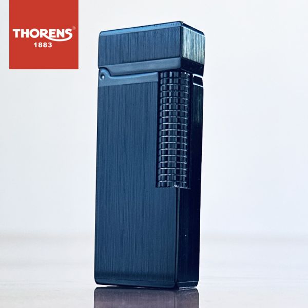 Мінімалістична газова запальничка Thorens у чорному кольорі