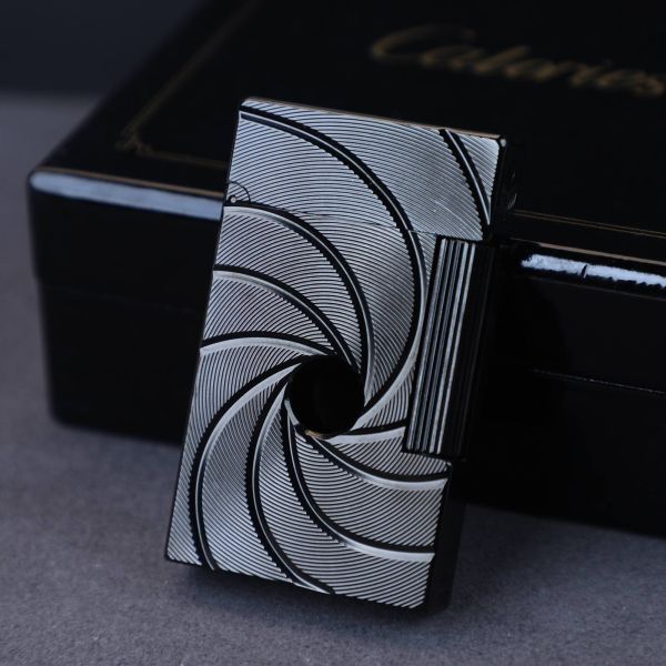 Легендарна газова запальничка THORENS "Гармата Джеймса Бонда"в чорному кольорі