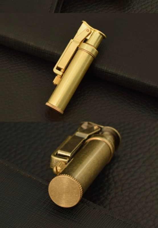 Преміум-запальничка бензинова"Сталева Класика" латунь